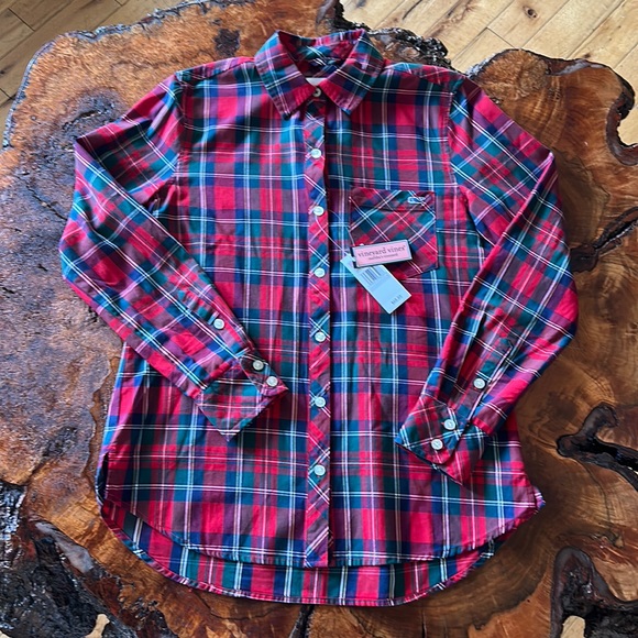 NWT Vineyard Vines plaid relaxed 0 - Picture 1 of 13